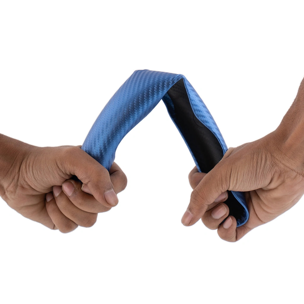 carbon fibre steering wheel cover flexible clip-on installation design