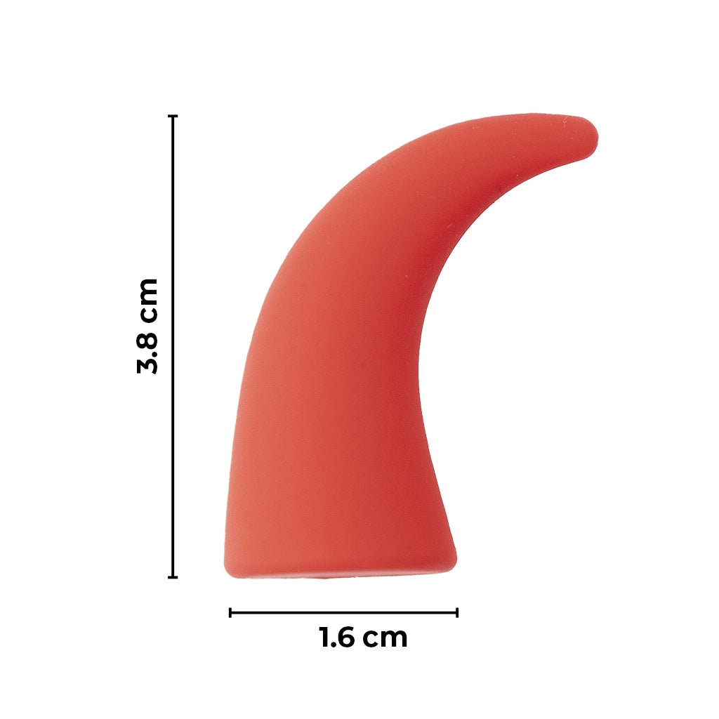 red devil horn car interior accessory dimensions 3.8 cm by 1.6 cm. ensuring a perfect fit for this unique Car-Wah! car accessory