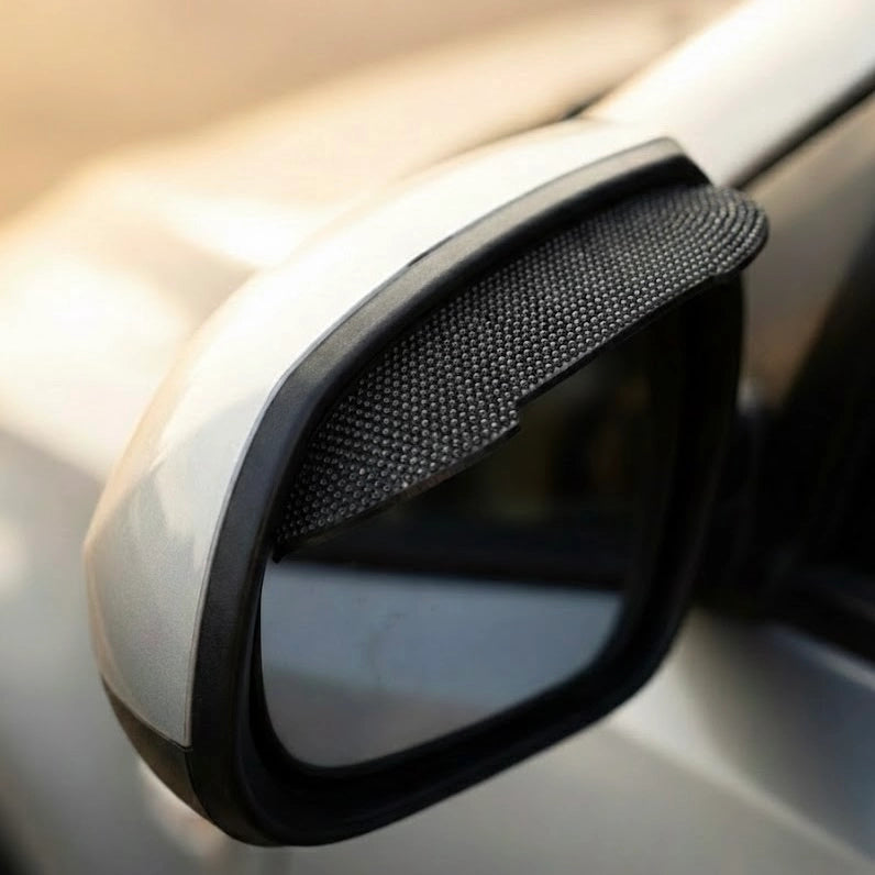 Black rhinestone car side mirror cover – ORVM garnish with 3M adhesive backing. A statement Car-Wah! car accessory that adds instant personality.