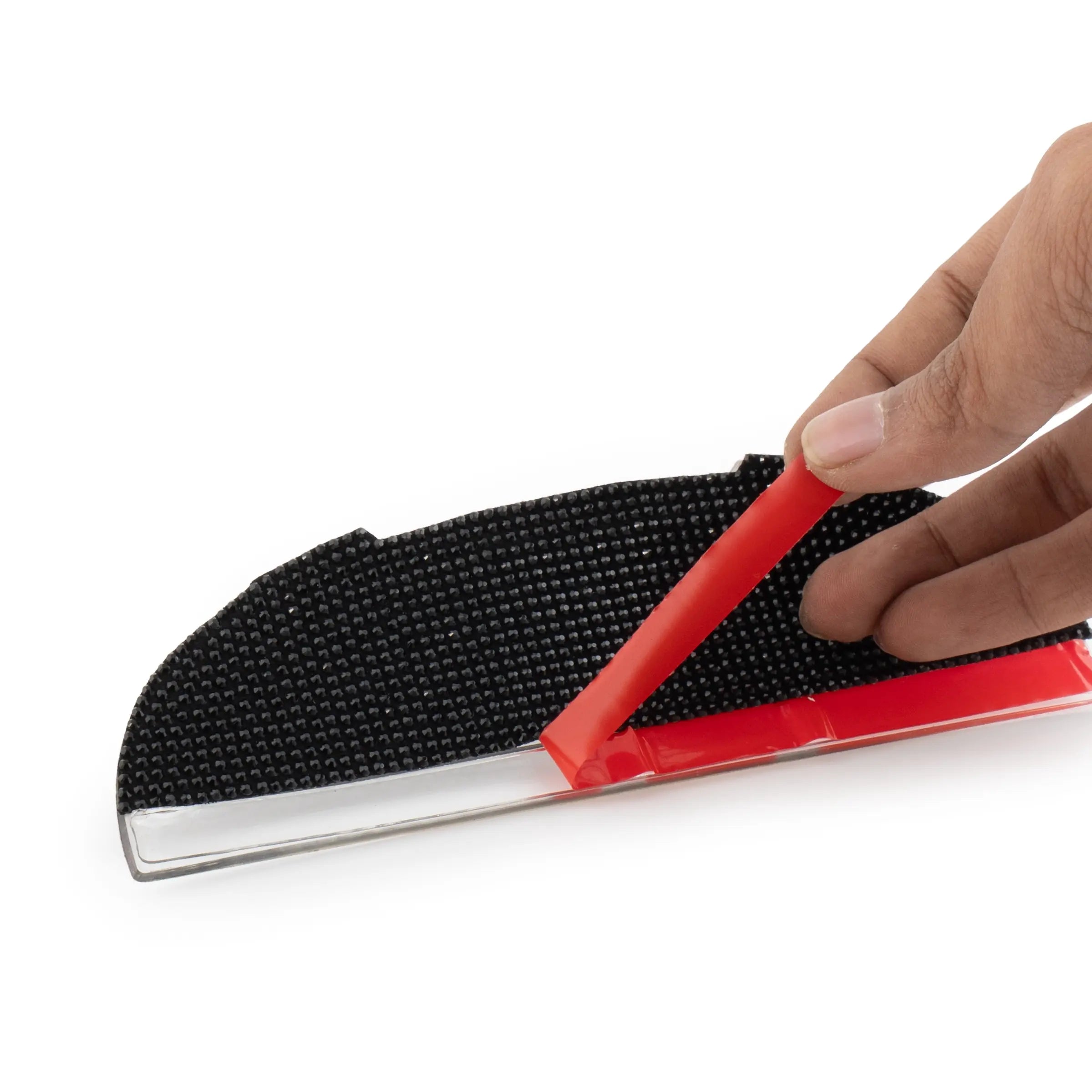 Car side mirror cover with 3M adhesive strip – peel and stick ORVM garnish installation