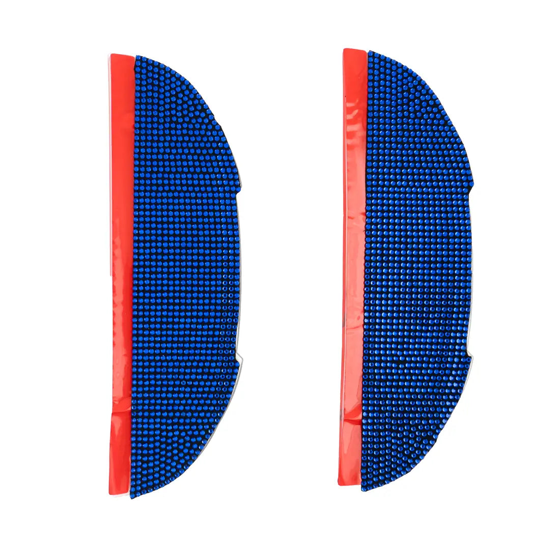 Blue rhinestone car side mirror garnish pair – statement exterior accessory. A bold Car-Wah! car decor upgrade for your daily car drives.