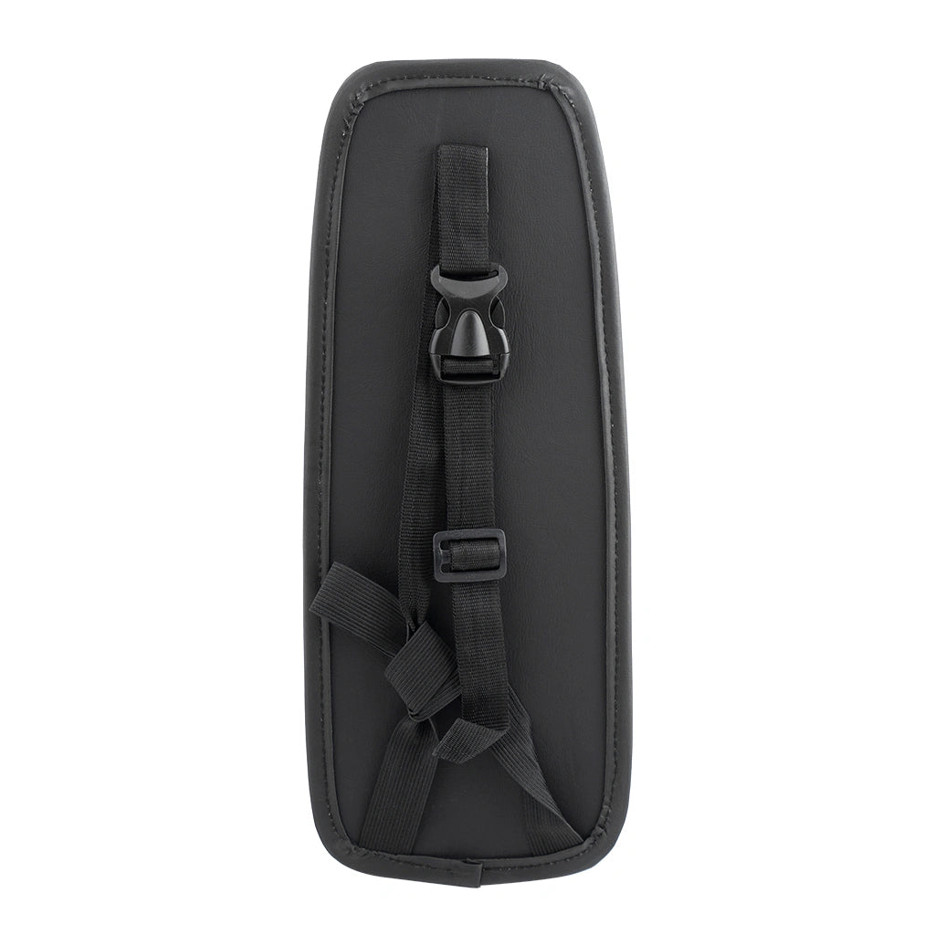Adjustable strap car seat side organizer – universal fit driver seat storage pocket. Affordable and fun Car-Wah! car storage for your daily commute.