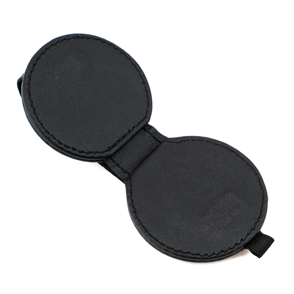 Back side of magnetic sunglasses holder for car visor with soft padded surface. Affordable and unique Car-Wah! car storage for your daily commute.