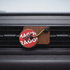 Spinning record player car air freshener with funky vinyl perfume disc rotating on car AC vent. An aesthetic car freshener by Car-Wah!  for your daily commute.