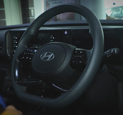 Video showing how to install carbon fibre steering wheel cover. A Car-Wah! styling car upgrade that adds luxury comfort.