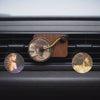 Spinning record player car air freshener with Fearless, Speak Now and Red perfume discs rotating on car AC vent. An aesthetic car freshener by Car-Wah!  for your daily commute.