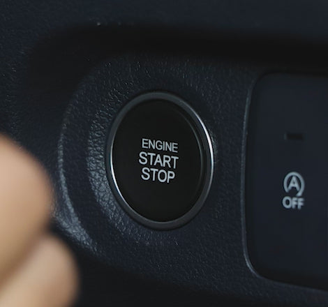 Video showing installation of push start button cover on car dashboard. An  aesthetic Car-Wah! upgrade for car.