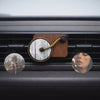 Spinning record player car air freshener with Folklore, Evermore and Midnights perfume discs rotating on car AC vent. An aesthetic car freshener by Car-Wah!  for your daily commute.